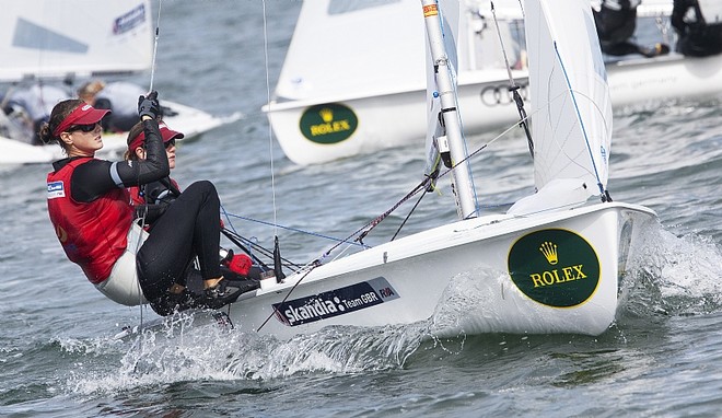 Penny Clark, Katrina hughes, 470-Women, GBR 850, GBR - Miami OCR &copy;  Rolex/Daniel Forster http://www.regattanews.com